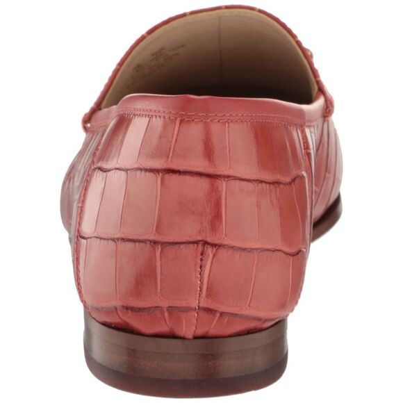 NWT SAM EDELMAN Womens Red Horsebit Loraine Slip On Leather Loafers 9.5 M - Picture 2 of 5